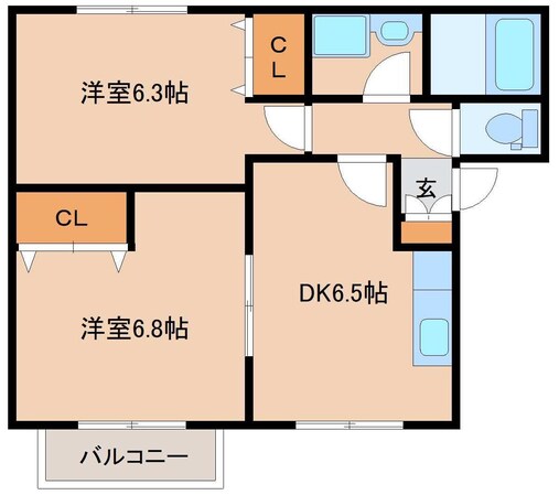 プレジデントMの物件間取画像